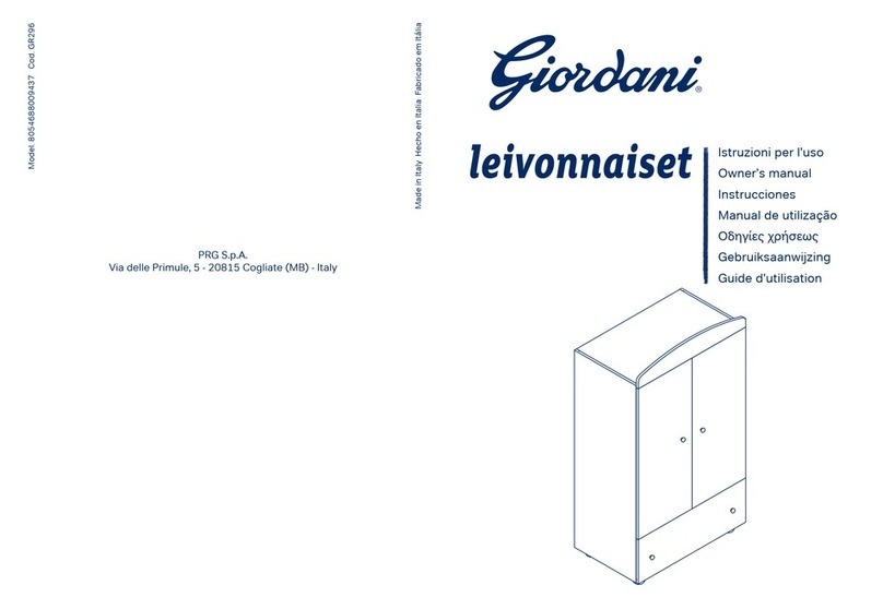 Giordani leivonnaiset 8054688009437 owner's manual Giordani leivonnaiset 8054688009437 owner's manual