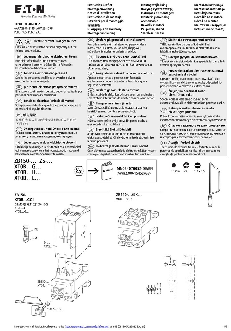 Eaton ZB150 Series Manual