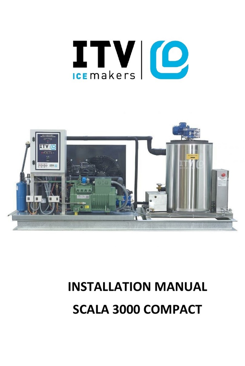 ITV ICE MAKERS SCALA 3000 COMPACT installation manual