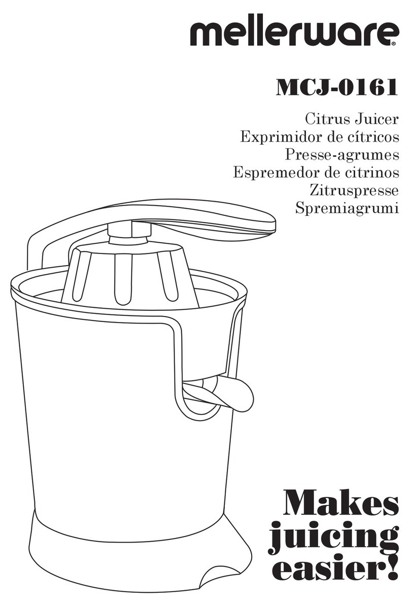 Mellerware MCJ-0161 manual