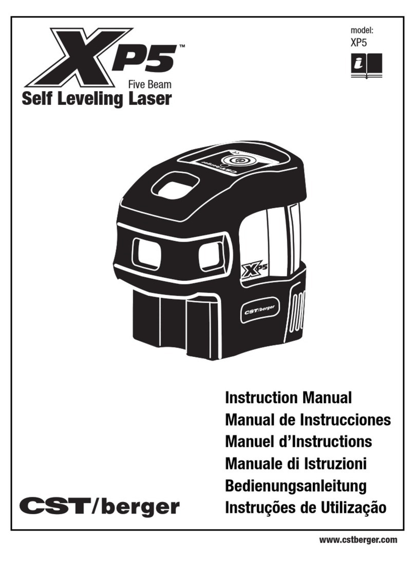 CST/BERGER XP5 User manual CST/BERGER XP5 User manual