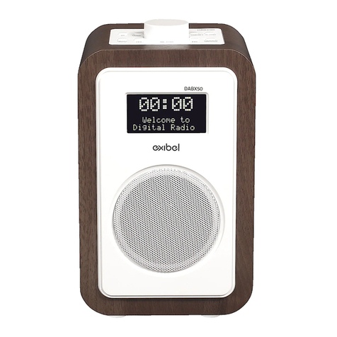 Exibel DAB X50 User manual Exibel DAB X50 User manual