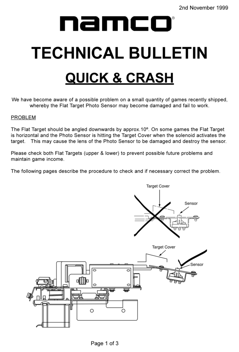 NAMCO Quick & Crash Service manual