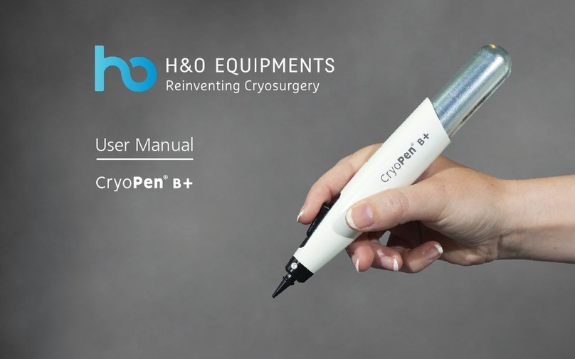 H&O Equipments CryoPen B+ user manual H&O Equipments CryoPen B+ user manual