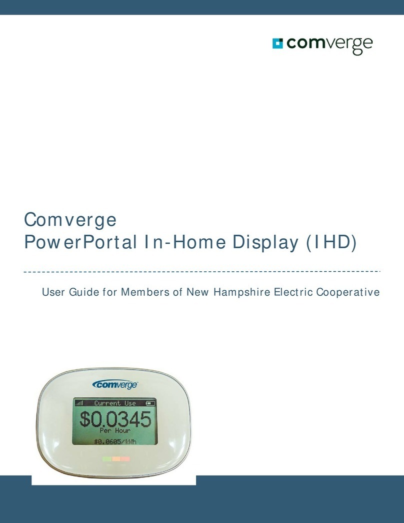 Comverge PowerPortal IHD user guide