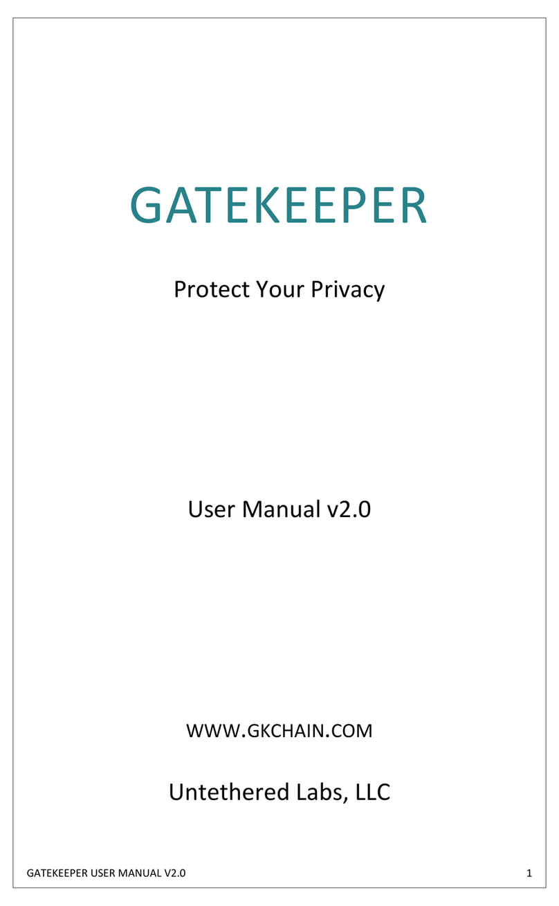 Untethered Labs GATEKEEPER user manual Untethered Labs GATEKEEPER user manual