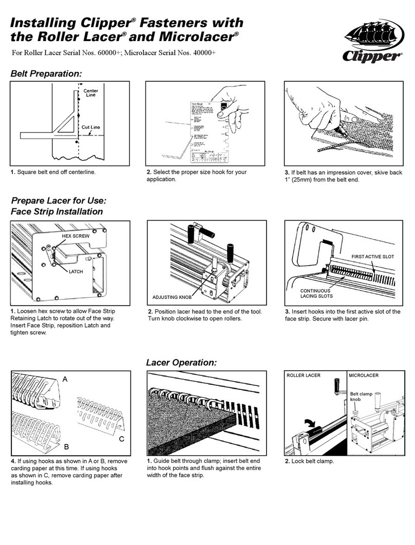 Flexco Roller Lacer User manual