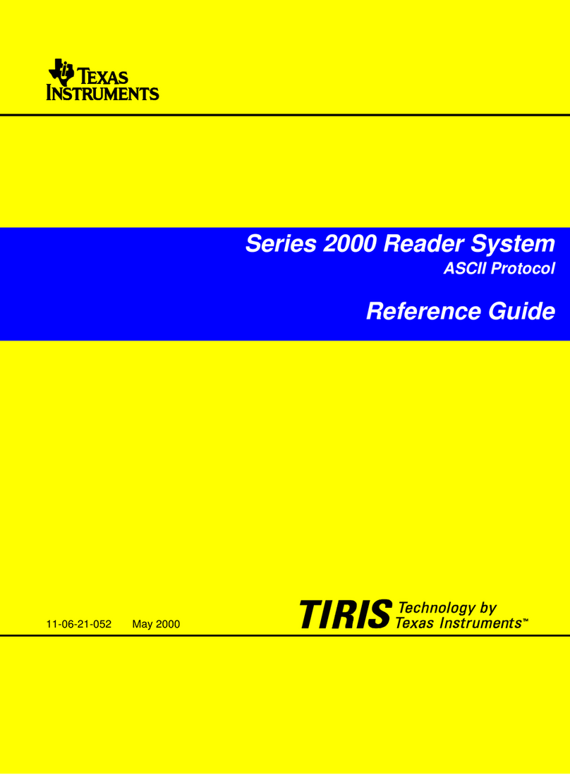 Texas Instruments Tiris 2000 Series reference guide