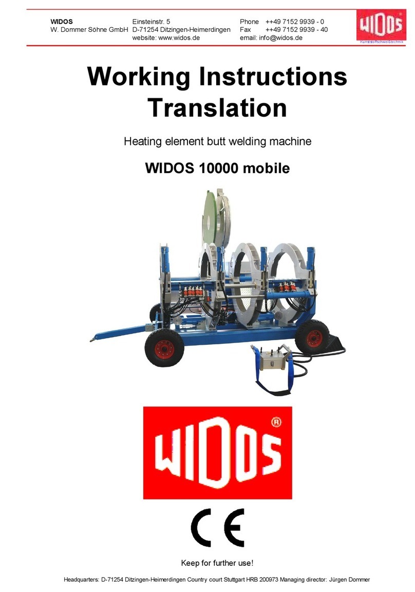 widos 10000 mobile Working Instruction