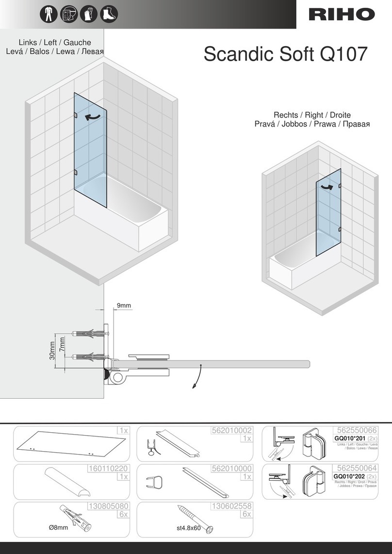 RIHO Scandic Soft Q107 User manual RIHO Scandic Soft Q107 User manual