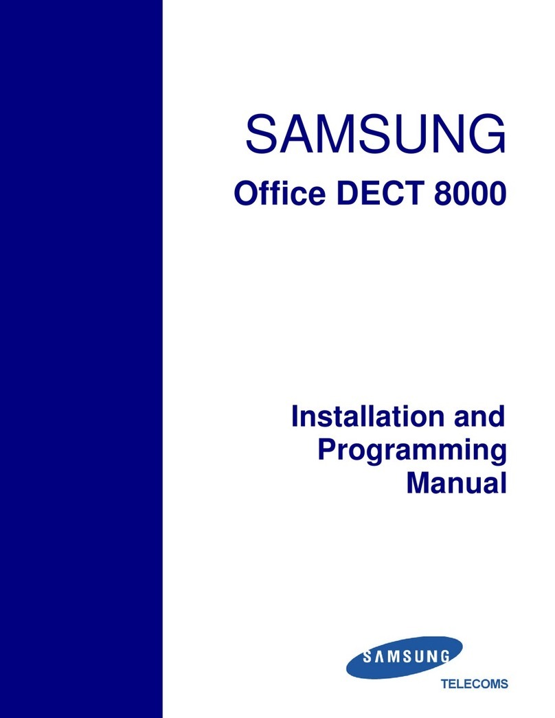 Samsung Office DECT 8000 Assembly instructions