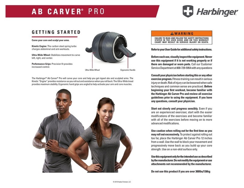 Harbinger AB CARVER PRO Getting started