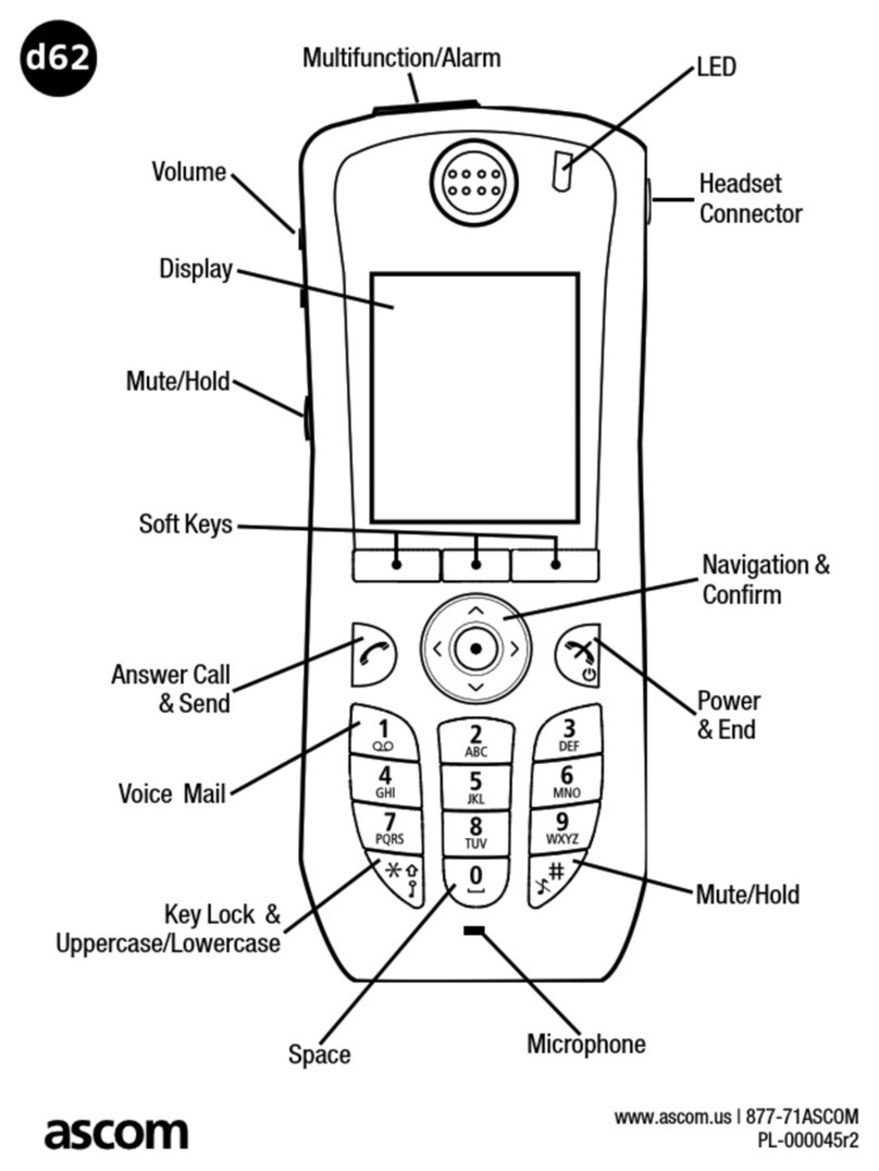 ASCOM d62 Talker User manual