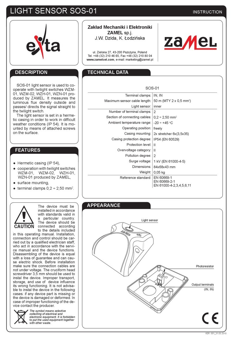 Zamel Exta SOS-01 User manual