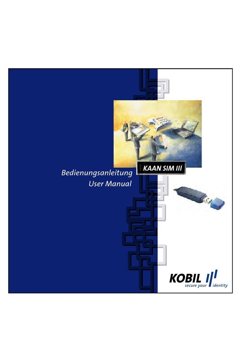 Kobil KAAN SIM III user manual