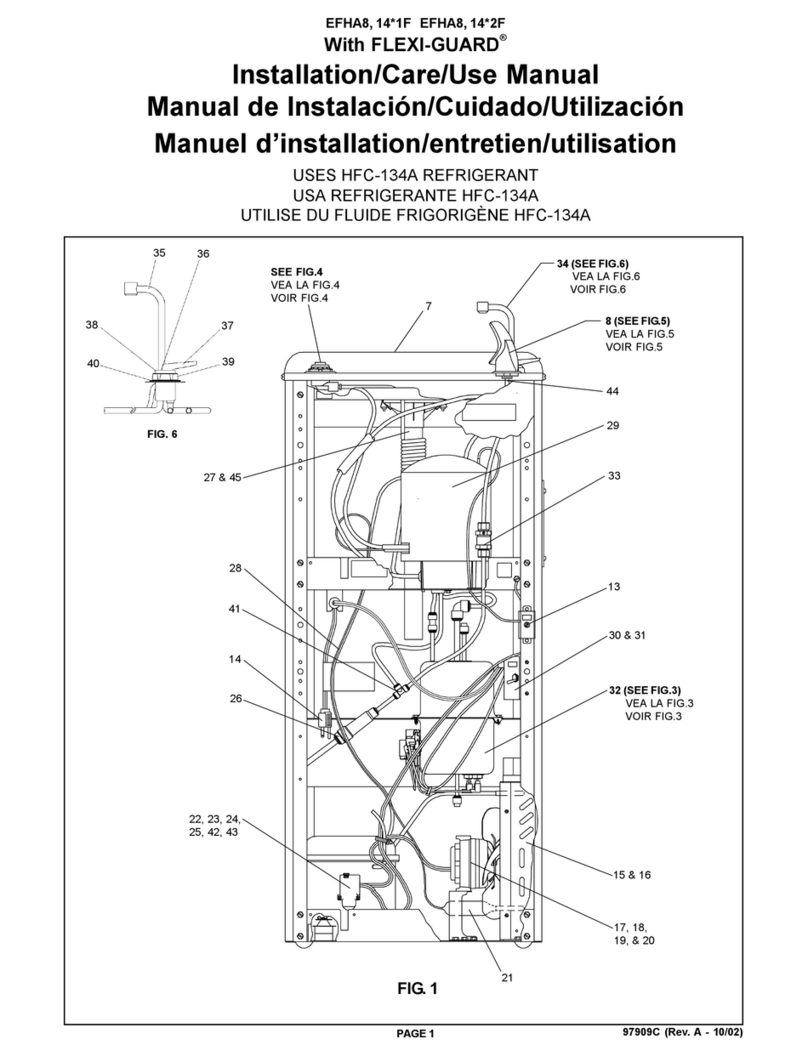 Elkay FLEXI-GUARD EFHA8, 14 1F Series Installation manual
