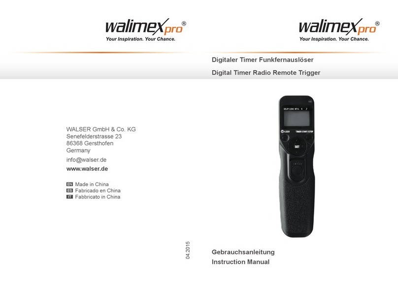 walser Walimex Pro C1 instruction manual
