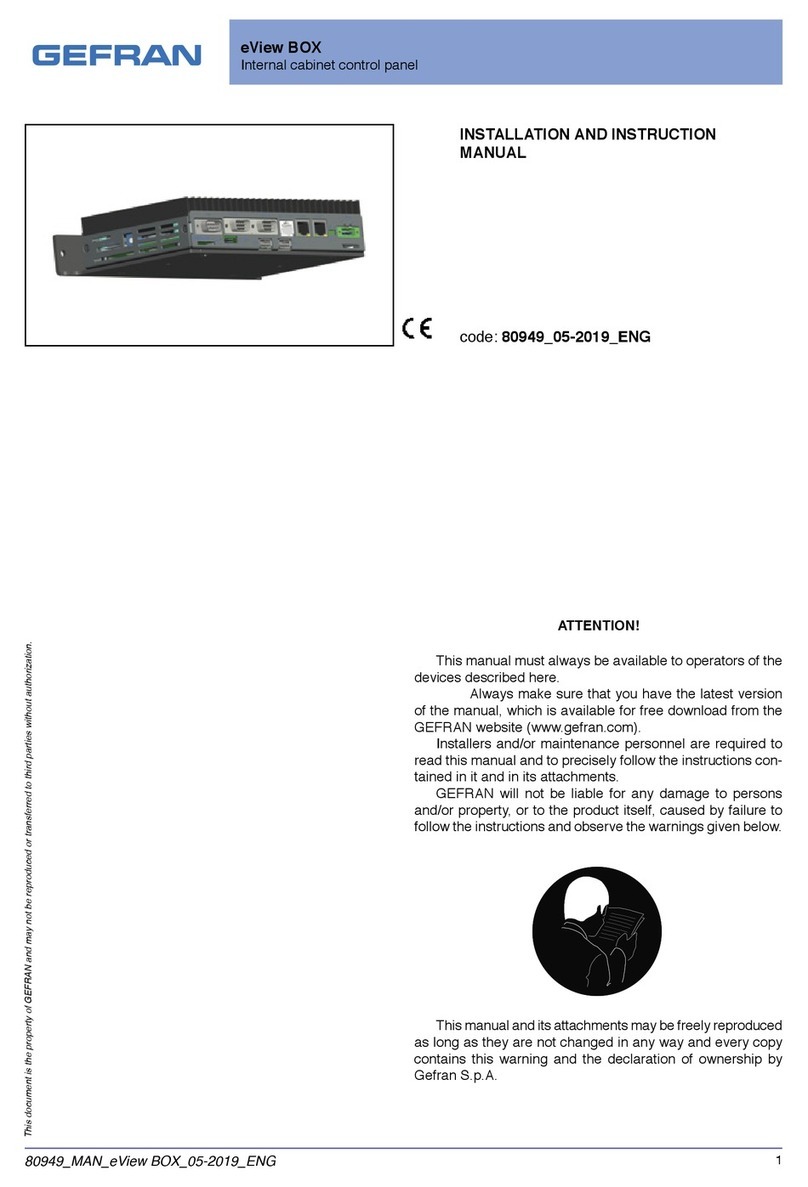 gefran eView BOX Quick guide