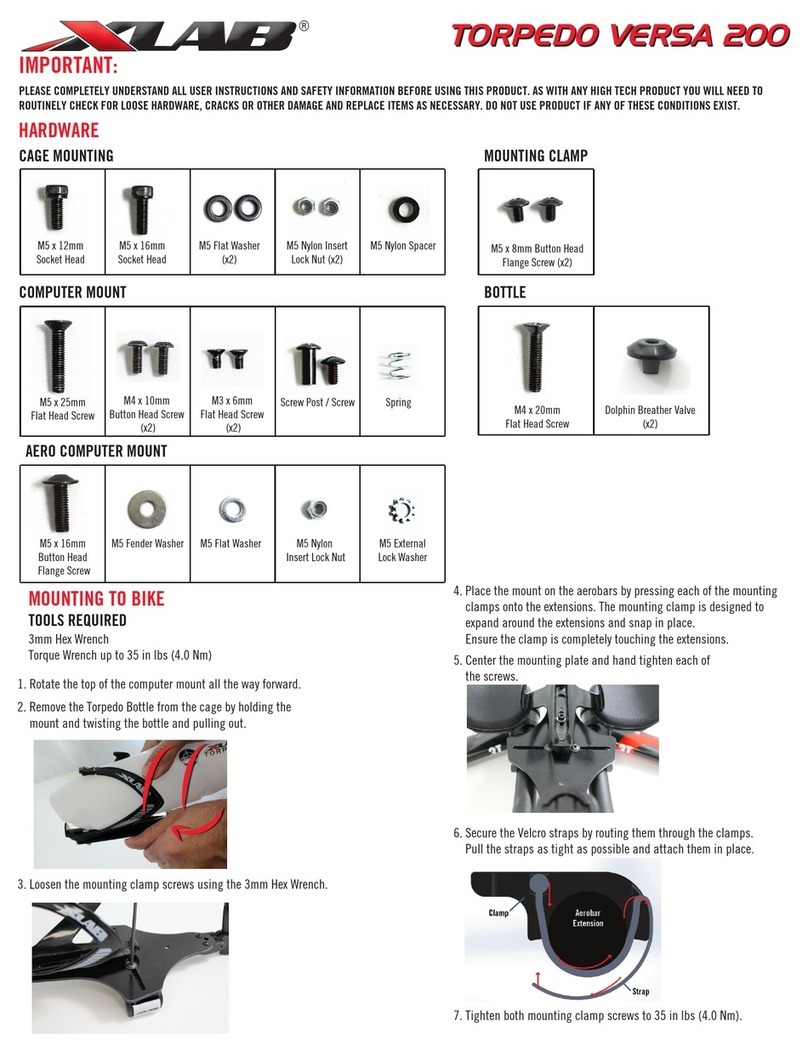 xLab TORPEDO VERSA 200 instruction sheet