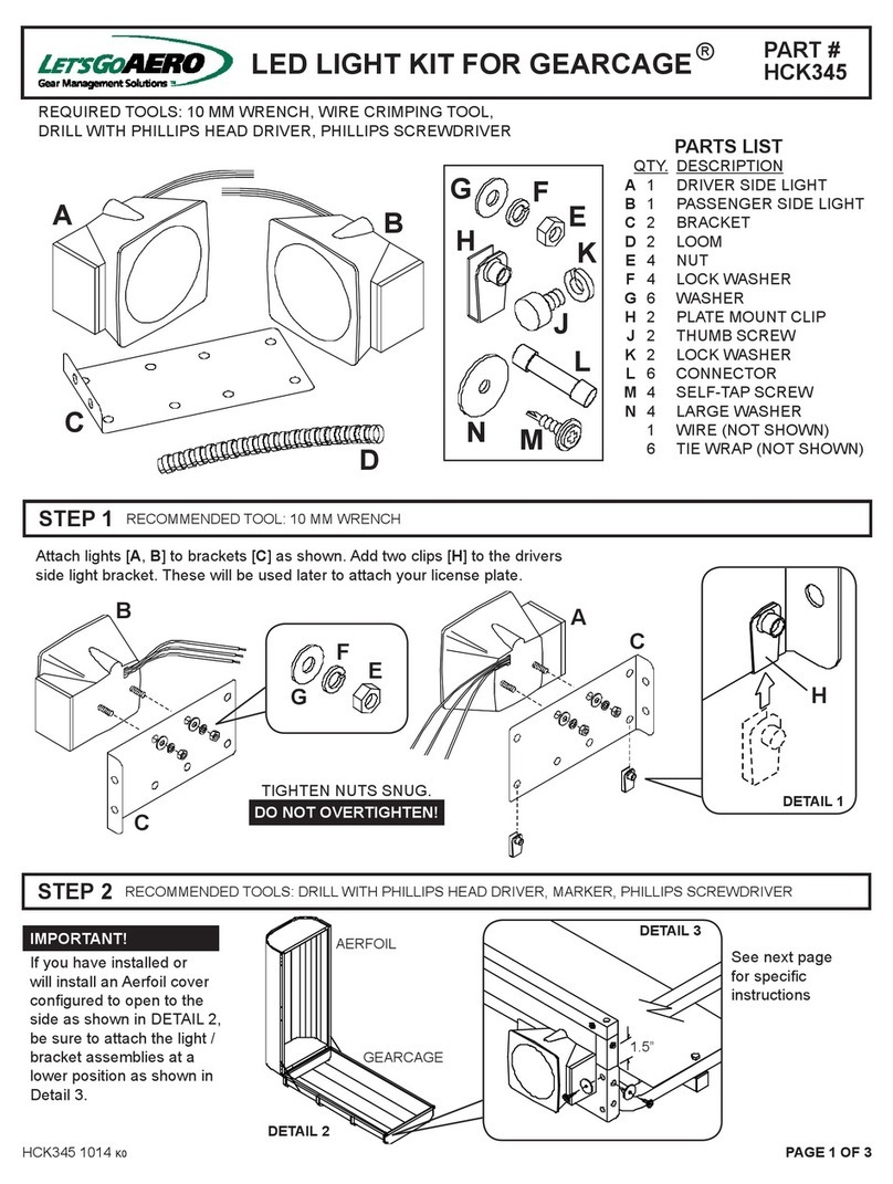 Let's Go Aero HCK345 User manual