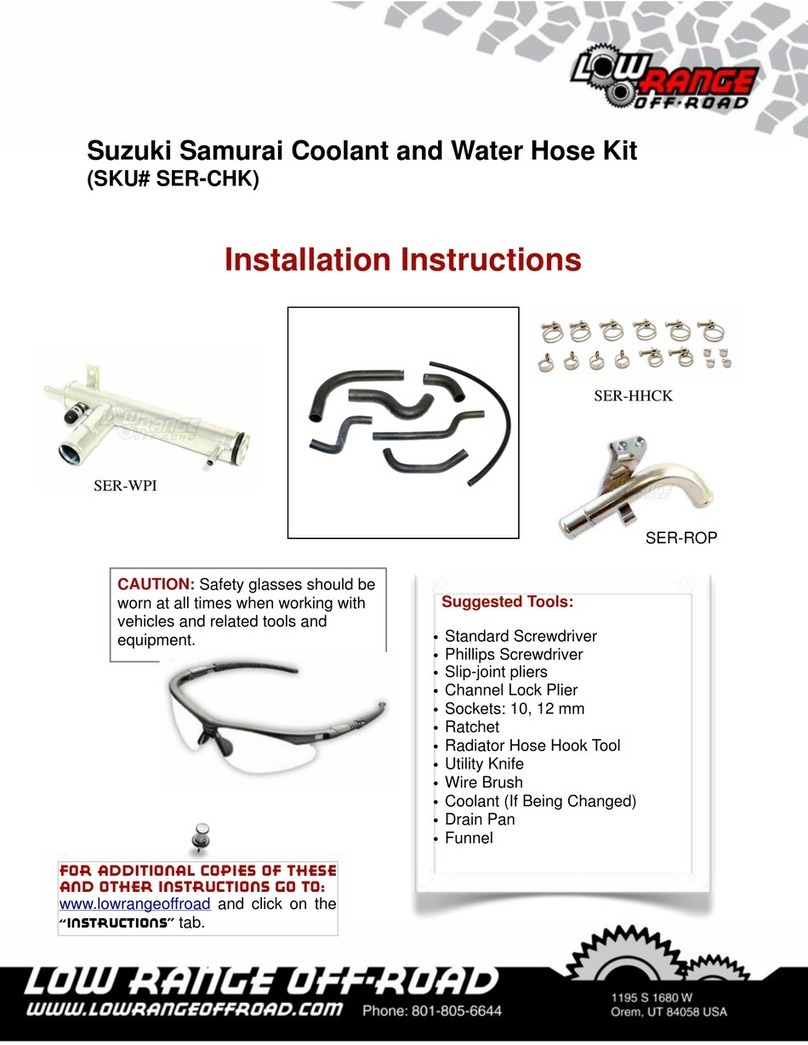 Low Range Off-Road SER-CHK installation instructions Low Range Off-Road SER-CHK installation instructions