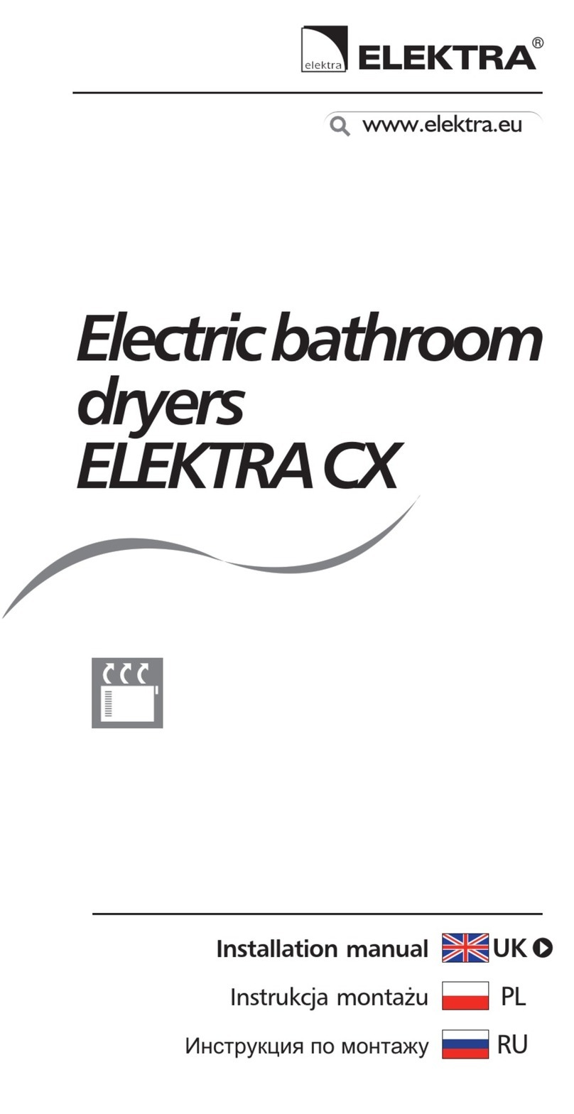 ELEKTRA CX Series installation manual