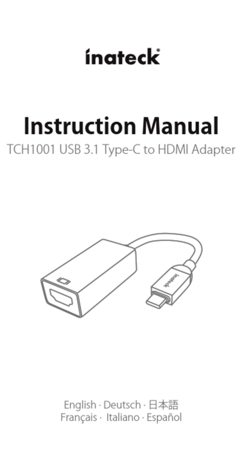 Inateck TCH1001 User manual