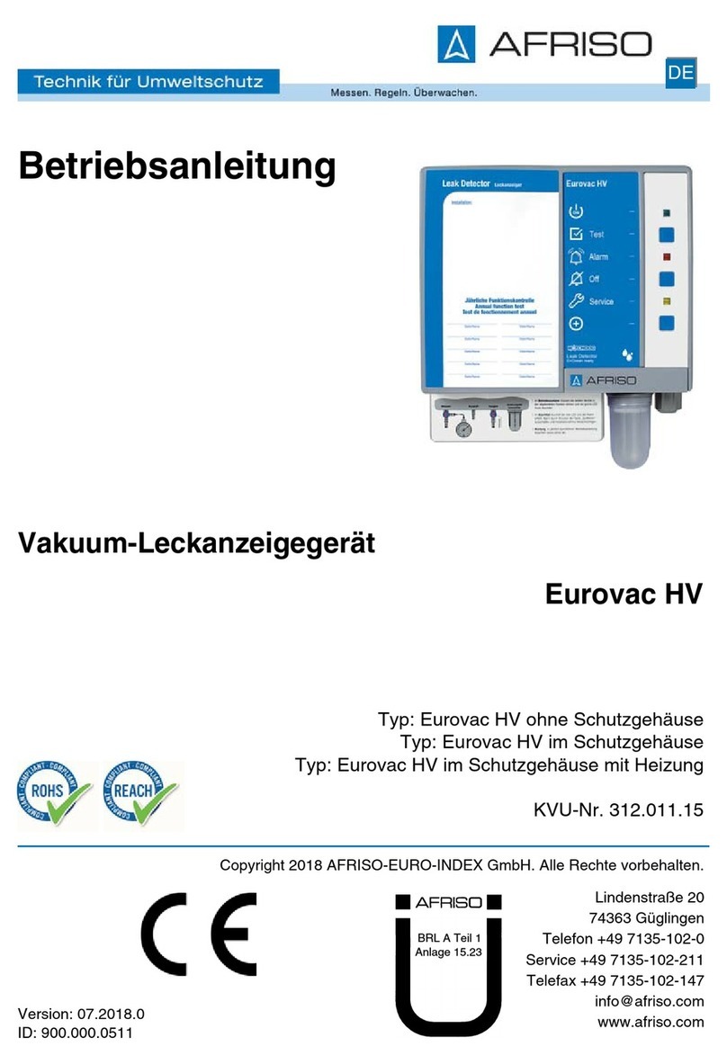 AFRISO Eurovac HV User manual
