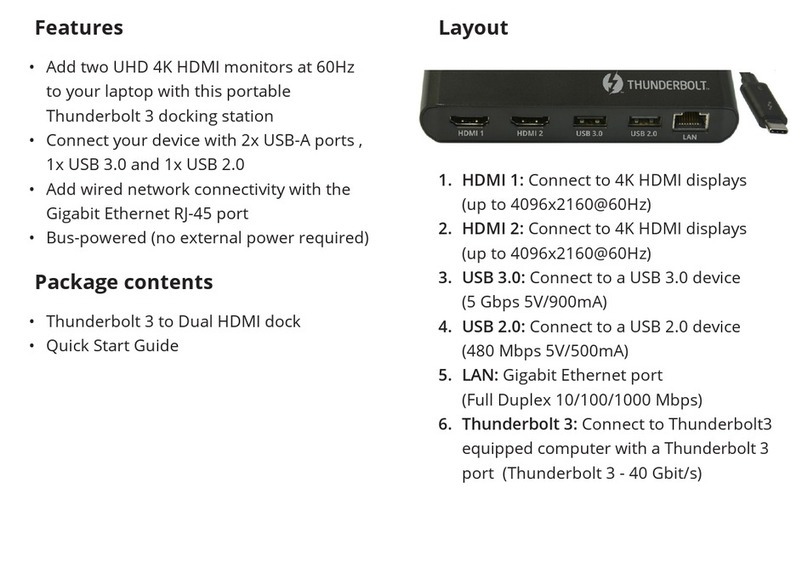 SIIG JU-DK0A11-S1 User manual SIIG JU-DK0A11-S1 User manual