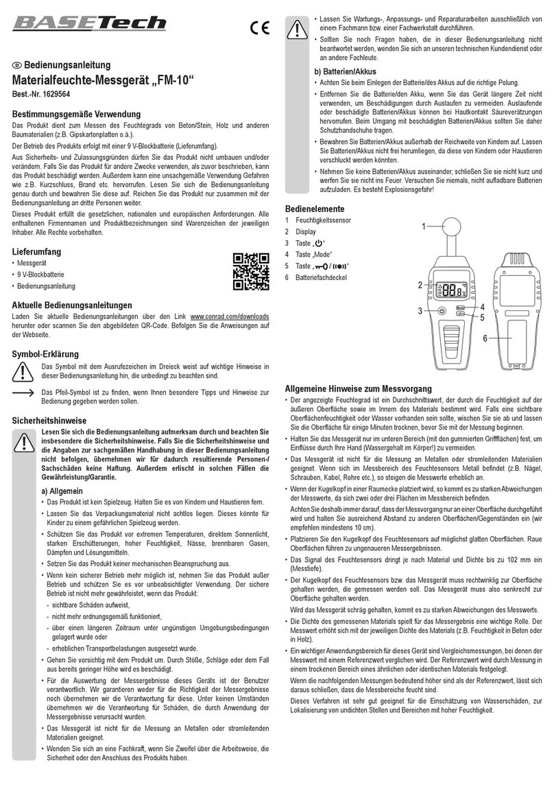 BASETech FM-10 User manual