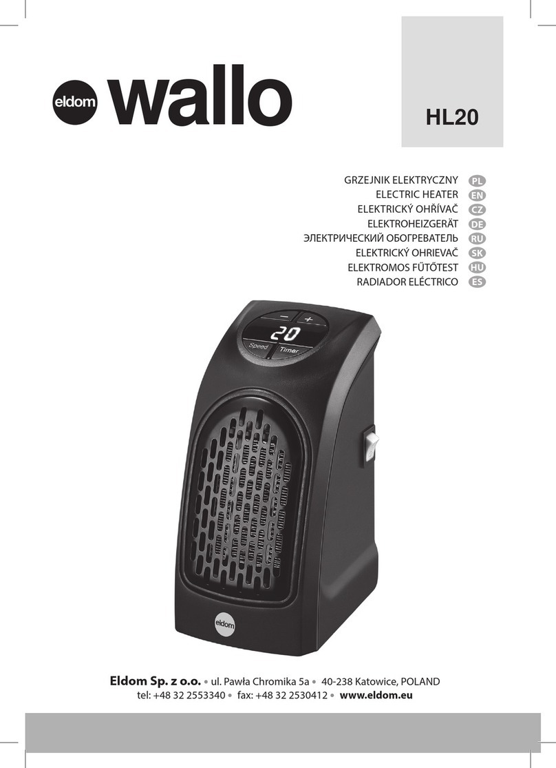 Eldom Wallo HL20 instruction manual