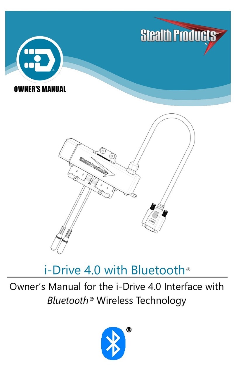Stealth Products i-Drive 4.0 owner's manual