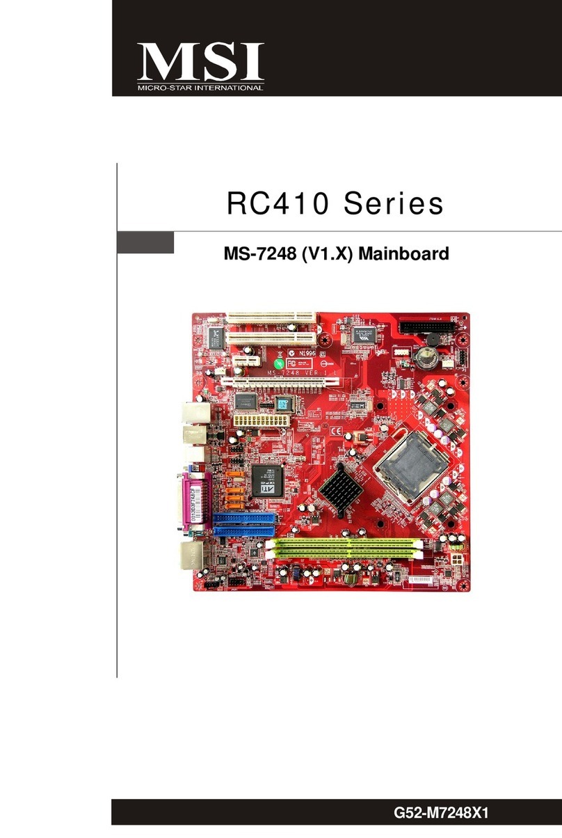 MSI RC410 Series User manual