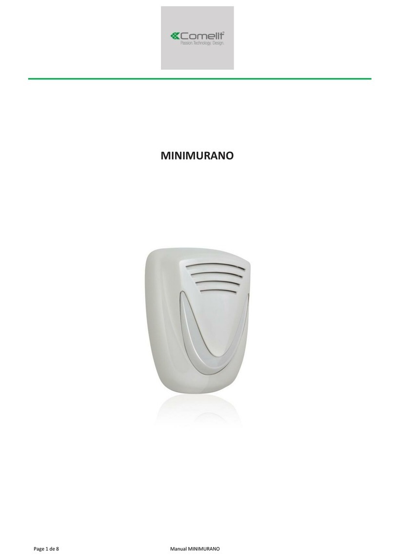 Comelit MINIMURANO User manual