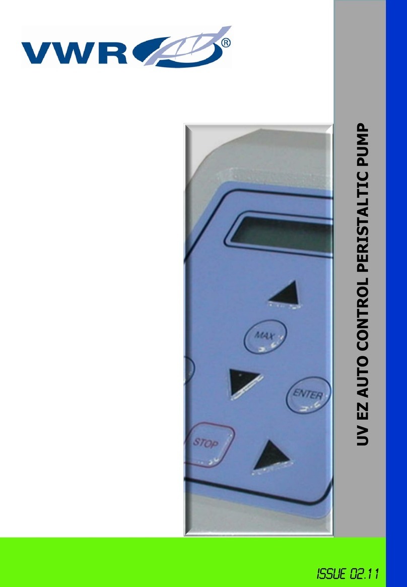 VWR AU UV EZ instruction manual