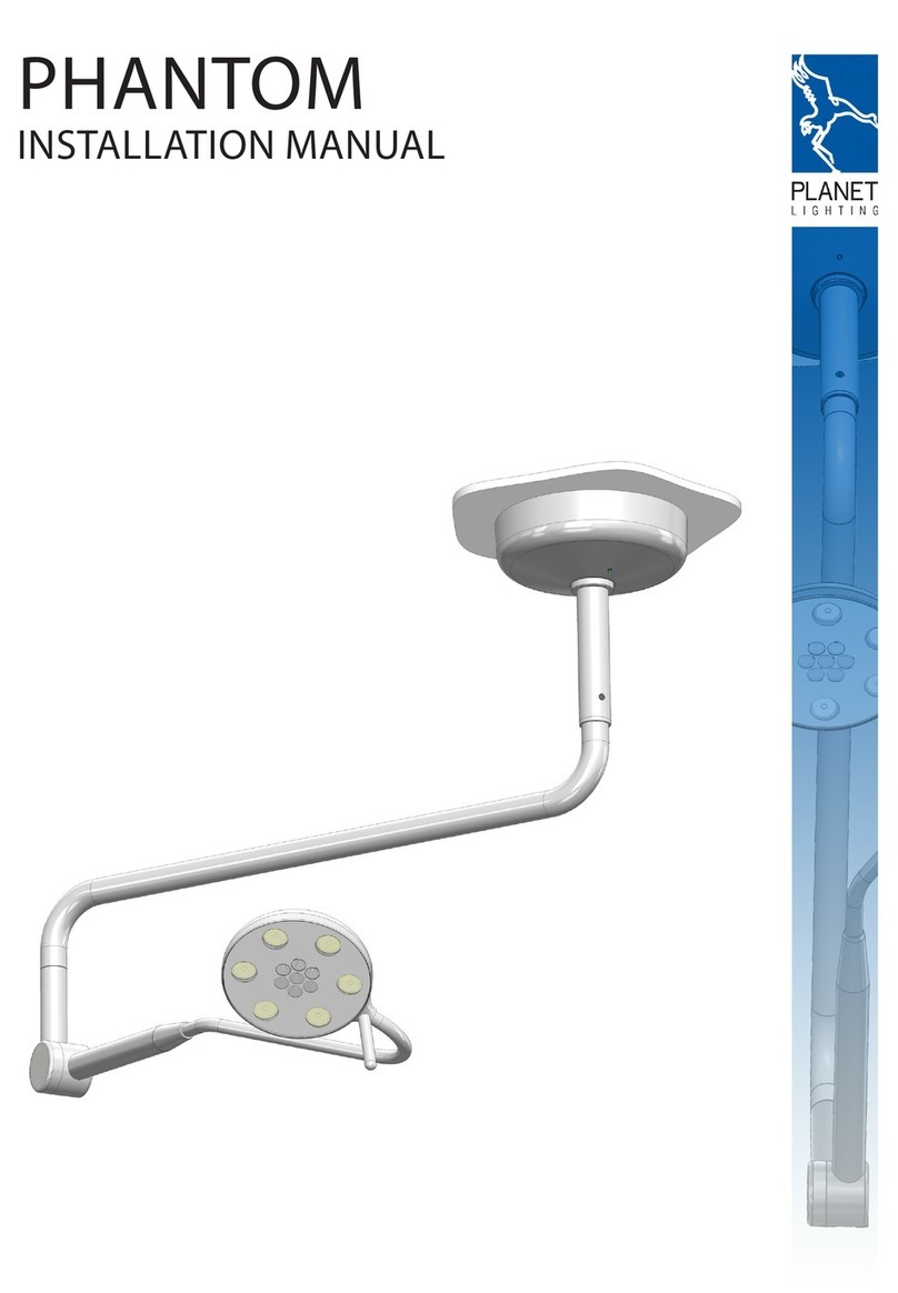 Planet Lighting Phantom User manual
