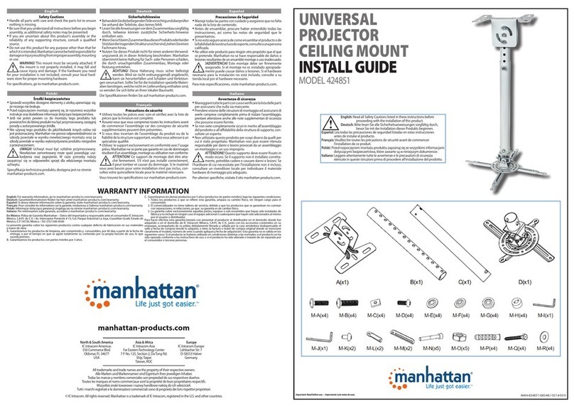 Manhattan 424851 User manual