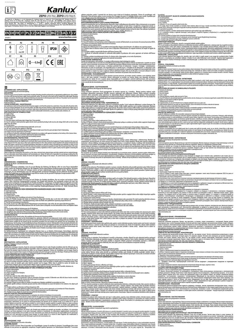 Kanlux ZEPO LFD-T02 manual