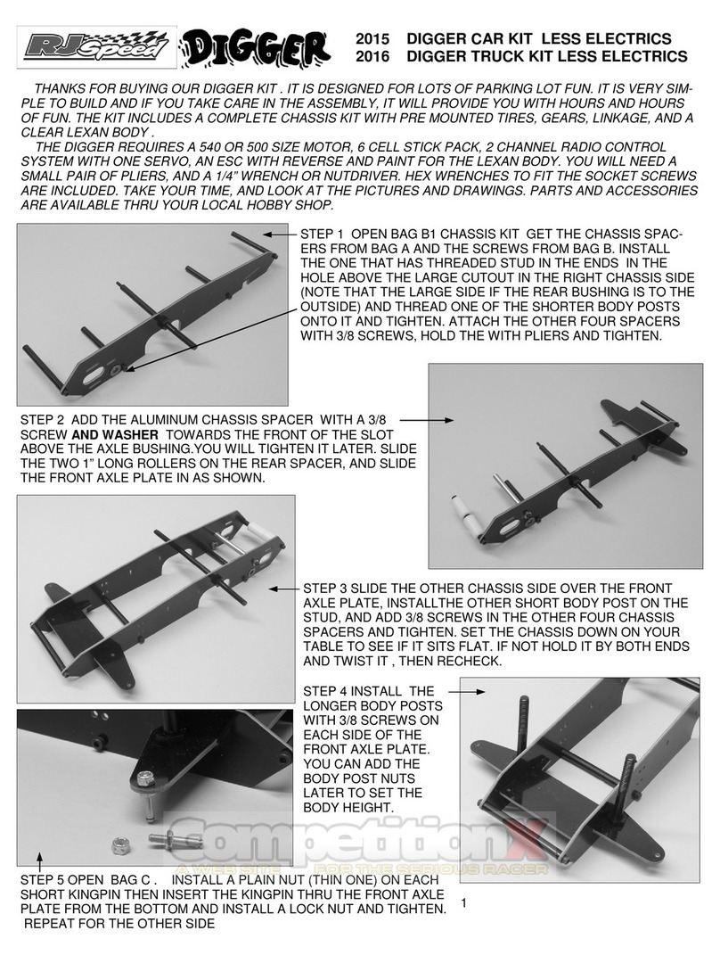 RJ Speed Digger 2015 User manual
