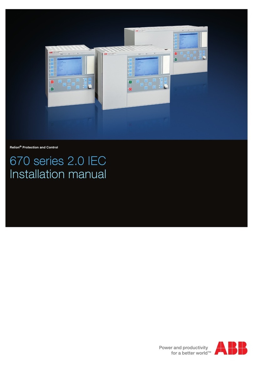 ABB Relion 670 2.0 IEC Series installation manual