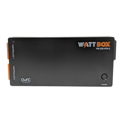 watt box WB-250-IPW-2 User manual