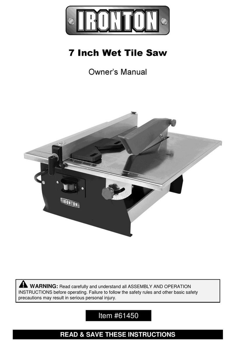 Ironton 61450 User manual