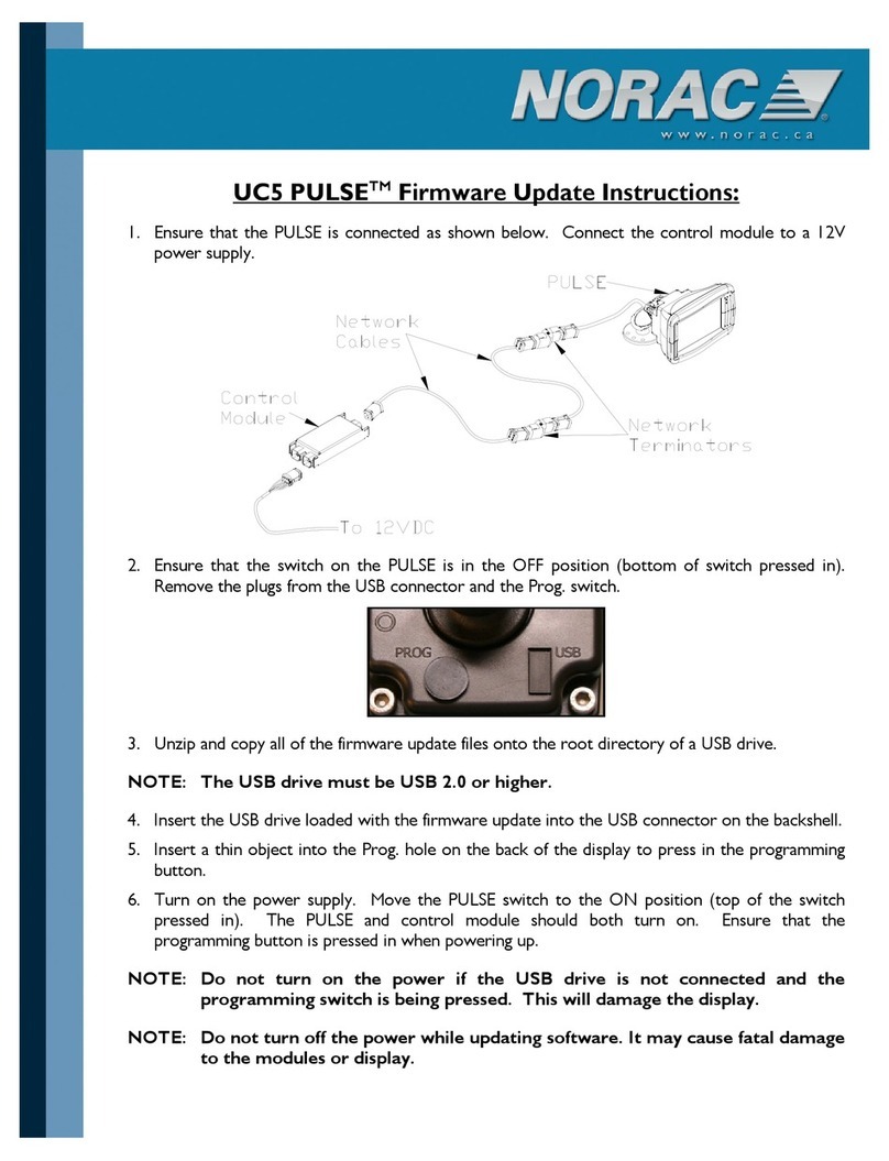 Norac PULSE UC5 Firmware update instructions