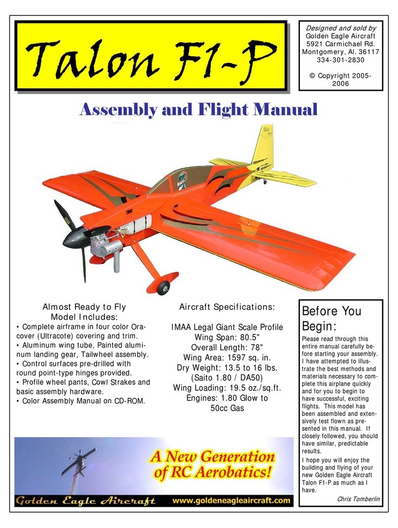 Golden Eagle Talon F1-P Assembly and Flight Manual