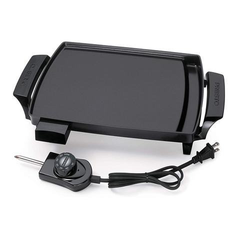 Presto Liddle Griddle User manual