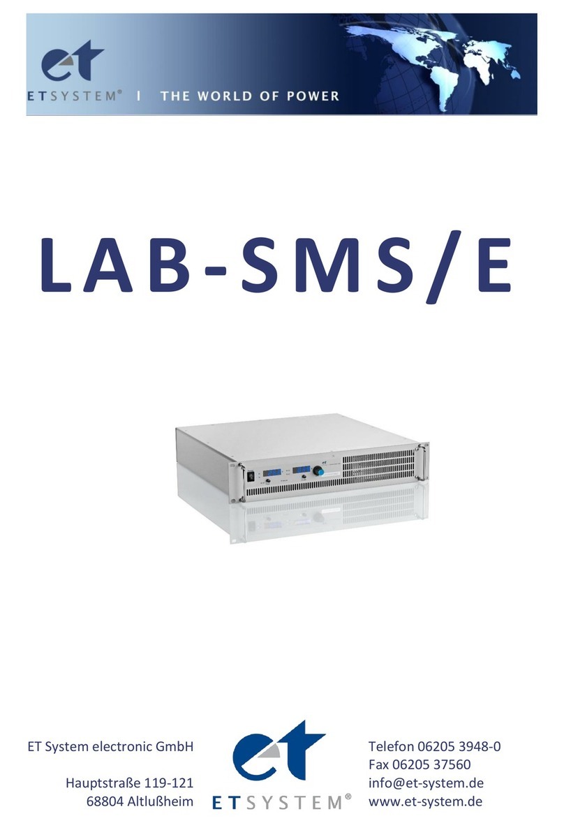 Et system LAB-SMS/E Series manual