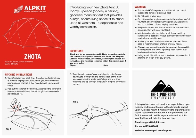 Alpkit ZHOTA User manual