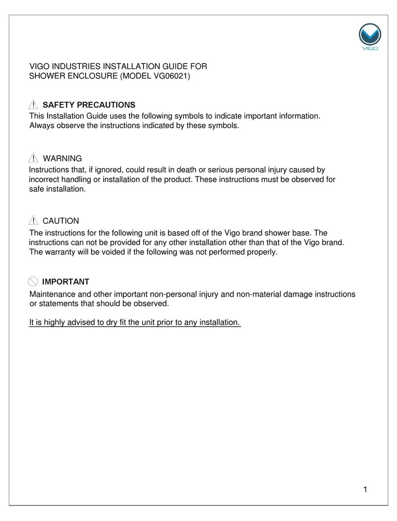 VIGO VG06021 User manual