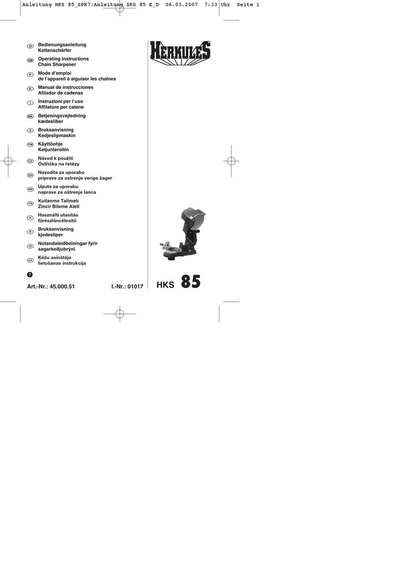HERKULES HKS 85 operating instructions