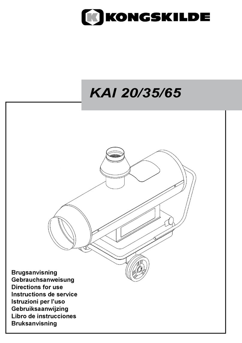 Kongskilde KAI 20 Directions for use